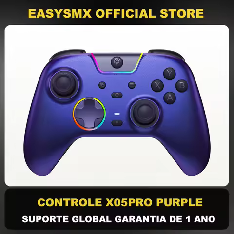 EasySMX X05 Pro Bluetooth Gamepad Controller Compatible with PC/Phone/Switch/TV/Steam, Dual Rumble M