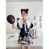 MYT x BLT BRAND : [BT454] : Black Cat Mini Dress Halloween