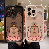 Capybara Be In A Calm Mood Cellphone Case For OPPO A3S A5S A55 A57 2022 4G 5G A79 A83 A92S F9 F11 Pr