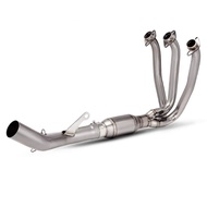 For CFMOTO 675SR 675NK Motorcycle Exhaust Modify Kit Stainless 51mm Front Link Pipe