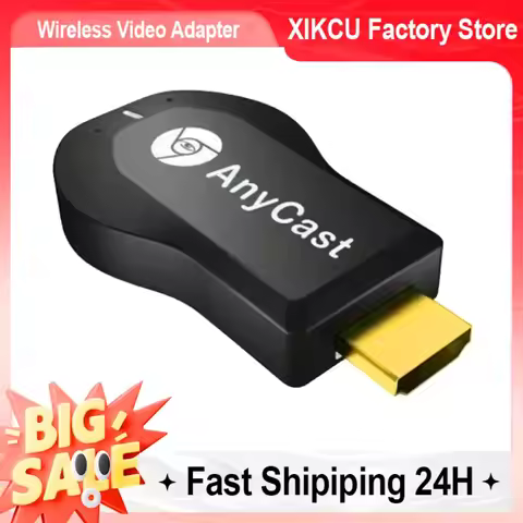 XIKCU M2 Plus Wireless WiFi Display 4K 1080P HDMI-compatible TV Dongle Receiver for DLNA Airplay Mir