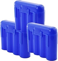3 AA AAA CR123A Blue Battery Holder Storage Cases