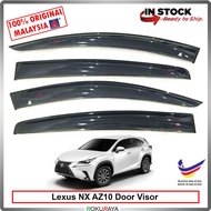 Lexus NX200 NX300 NX350 AZ10 AG Door Visor Air Press Wind Deflector (Big 12cm Width)