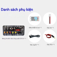 D10 Bảng Mạch Khuếch Đại Âm Thanh Nổi 5.0 Bluetooth Kỹ Thuật Số Loa Siêu Trầm Bộ Khuếch Đại Kép Cho