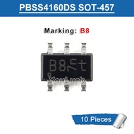 10pcs Original PBSS4160DS Marking B8 SOT-457 60V/1A NPN/NPN Low VCEsat (BISS) Transistor New