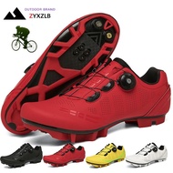 2 Unisex Cycling Sneaker MTB Shoes With Men Cleat Road Dirt Bike Flat Racing Women Bicycle Mountain Spd Mtb Shoes Zapatillas Mtb