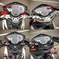 YAMAHA X1R CNC ALLOY HANDLE BAR CROWN SET HANDLE BAR X1R CNC【SILVER/BLACK】 HANDLE BRACKET LC135 YAMA