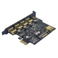 USB 3.2 PCIE Expansion Card PCIE 1X to USB 3.2 TYPE-C USB 3.2 Gen1 Adapter Multiplier USB3.2 PCI E C