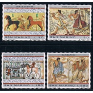 YT5122 Saint Marino 1975 Ellawscan Ancient Tomb Mural 4 Brand New Foreign Stamps 0124