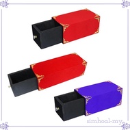 [SimhoabeMY] Wooden Drawer Box Magic Trick Professional Pull Box Gimmick Prop Accessories