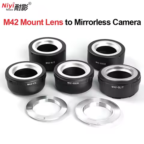 M42 Camera Lens Adapter Ring M42-FX M42-EOS R M42-NZ M42-GFX Lens Adapter for Fujifilm GFX Nikon Z F