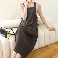 ♕ Aiden001 One Size Pleated Large Size Loose Small Fragrance Style Niche Design Sense Age-Reducing S