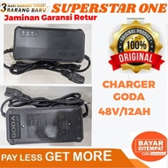 CHARGER GODA charger sepeda listrik U-WINFLY, EXOTIC, 48 V/12AH ORI