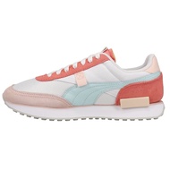 PUMA - Womens Future Rider Soft Shoes, Size: 7.5 M US, Color: White/Carnation Pink