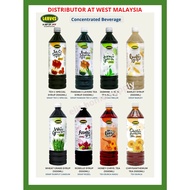 LEAVES Three Layer Tea Syrup (Teh C Special 3 Layer / Pandan 3 LAYER TEA / WheatGrass / Barley) 三色奶茶