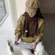 DT651 Knitted scarf autumn and winter all-match simple advanced warm scarf 针织围脖秋冬百搭简约高级保暖围巾