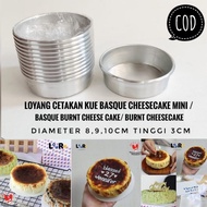 Mini round cake pan without joints / Mini basque cheesecake pan japanese cheesecake pan/