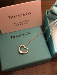 原價$3700 Tiffany Elsa Peretti® Open Heart Pendant Necklace 16mm