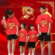 CNY/ 新年衣服 Chinese New Year 2026 HORSE 马年新年衣服 FAMILY SET T shirt Cotton Short Sleeve Baju Lelaki Wani