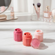 Gege Bear Dual-Shade Solid Lip Jam: Watermelon & Apple Red Lip Gloss with Hydrating, MLBB Finish