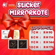 (1000-2000PCS) STICKER LABEL [7CM-10CM]