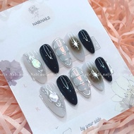 Nailbox y2k with unique mirror pattern Nabi.nails Press on Nails [A127]