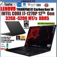LENOVO THINKPAD X1 CARBON GEN 5TH-TO-9TH  ULTRABOOK- INTEL CORE i7- i5  /16GB -32GB DDR4 RAM /1TB SS