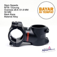 Stem Head Sepeda MTB Gunung Alloy Oversize Merk Raze