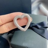 SC8 apm Sterling Silver Big Love Earrings Ring Heart-Shaped Bracelet Necklace Couple Unique Tail Fin