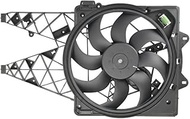 THERMOTEC D8F021TT Radiator Fan Engine Cooling with Radiator Fan Frame (Frame) for Fiat Doblo Box/Es