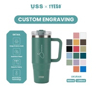 USS X Tyeso [Engraved Edition] Special Edition Aura Tumbler 900 1200ml Handle Coffee Cup Custom Your