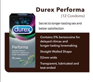 Dalia Condom Durex Performa, Extended Pleasure (1 Kotak Isi 12 Sachet)