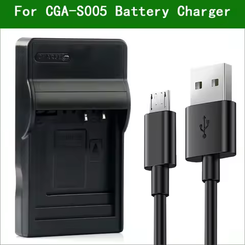 CGA-S005 S005E DMW-BCC12 Battery Charger for Panasonic DMC FS1 FS2 FX01 FX07 FX3 FX8 FX9 FX10 FX12 F