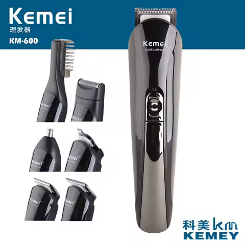 100-240V Kemei KM-600 Hair Clipper Electric Shaver Beard Razor Hair Trimmer Electric Nose Hair Shavi