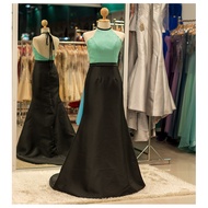 Long Evening Dress Neck Strap Work Clothes Party Award Ceremony Bynier PF038
