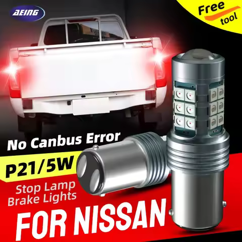 2×LED Brake Stop Lights Blubs For Nissan Pixo Primera Qashqai J10 Sentra Versa Terrano Tiida X-Trail