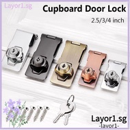 LAYOR1 Keyed Hasp Lock Office Cupboard Punch-free Burglarproof Cabinet