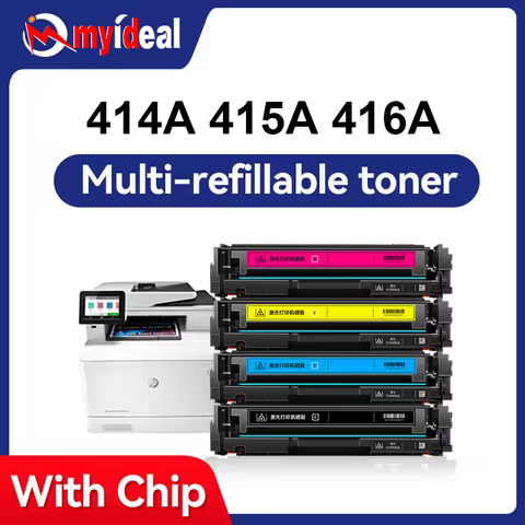 With chip 414A 415A 416A W2020A W2030A W2040A Toner Cartridge for HP Color LaserJet Pro M455 M454 M4