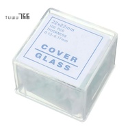 100pcs Transparent Slides Coverslips Coverslides 22x22mm For Microscope