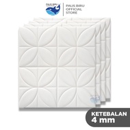 Paus Biru - Wallpaper 3D FOAM / Wallpaper Dinding 3D Motif Foam