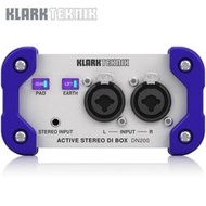 KLARK TEKNIK DN200 V2 音效器-Active DIBOX 主動式 DI 訊號轉換盒-原廠公司貨