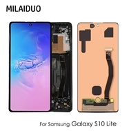 AMOLED / TFT For Samsung Galaxy S10 Lite G770F G770F/DS G770F/DSM G770U1 LCD Display Touch Screen Fo