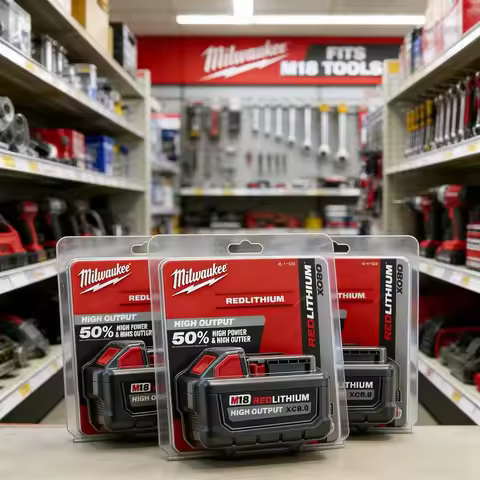 100% Original Milwaukee M18 XC 18V 8.0Ah, for Milwaukee Tool Rechargeable Battery 18V 48-11-2830 073