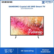 SAMSUNG 50"/55"/65"/75" Crystal 4K UHD Smart TV UA50/55/65/75DU7000KXXM | Motion Xcelerator | PurCol