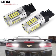 2pcs Canbus Error Free 21W 55-SMD-3030 7440 7444 T20 W21W LED Replacement Bulbs For Euro Car Backup 