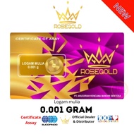 ORIGINAL LOGAM MULIA EMAS MINI 0.001 GRAM