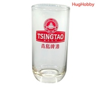 [2nd Hand] Old Thai Work From The 2000s Premium Glass "Tsingtao Beer" Size 12.5x6.5cm