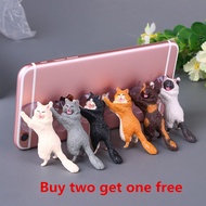 Cute Cartoon Cat Pop Phone Holder Sockets For All Mobiles Phone Stand