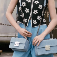 Labella : รุ่น Luna M ไซต์ใหญ่ กระเป๋าสะพายสายโซ่ ไซต์ M (7 สี)[ใส่โค้ด 25DD8PM ลดสูงสุด 150.-] Blac