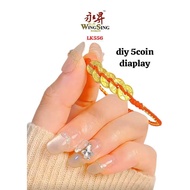 AF8 Wing Sing 999 Qianlong Tongbao Money Copper Loket 5G Duit Syiling 999 999 Money Coin 5G Pendant